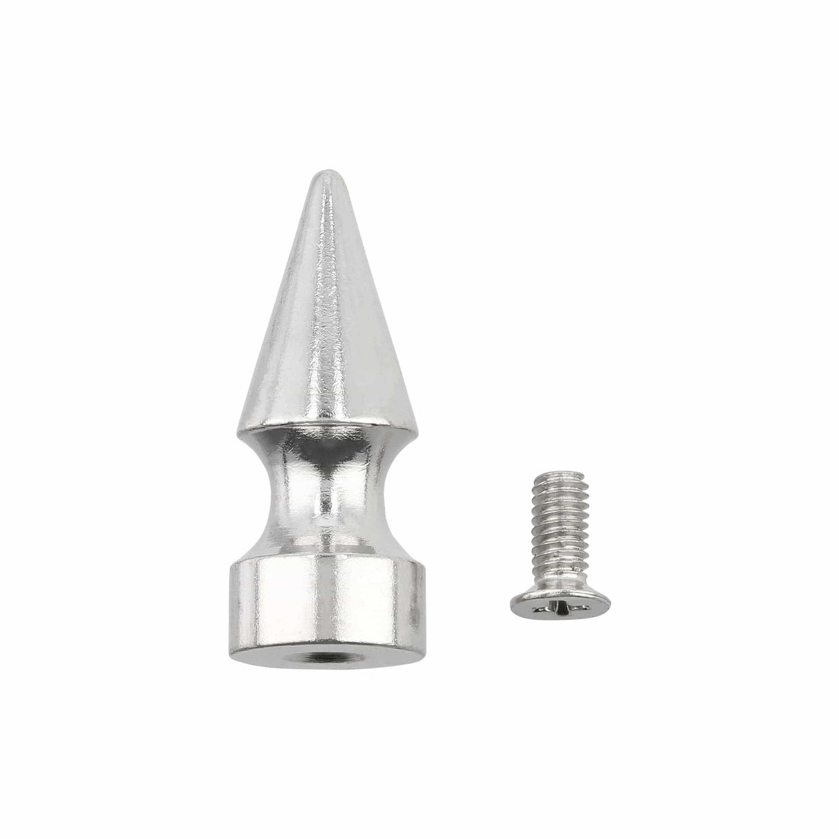 Ohio Travel Bag Adornments Spike 1in Solid Brass Nickel, #C-1510 C-1510