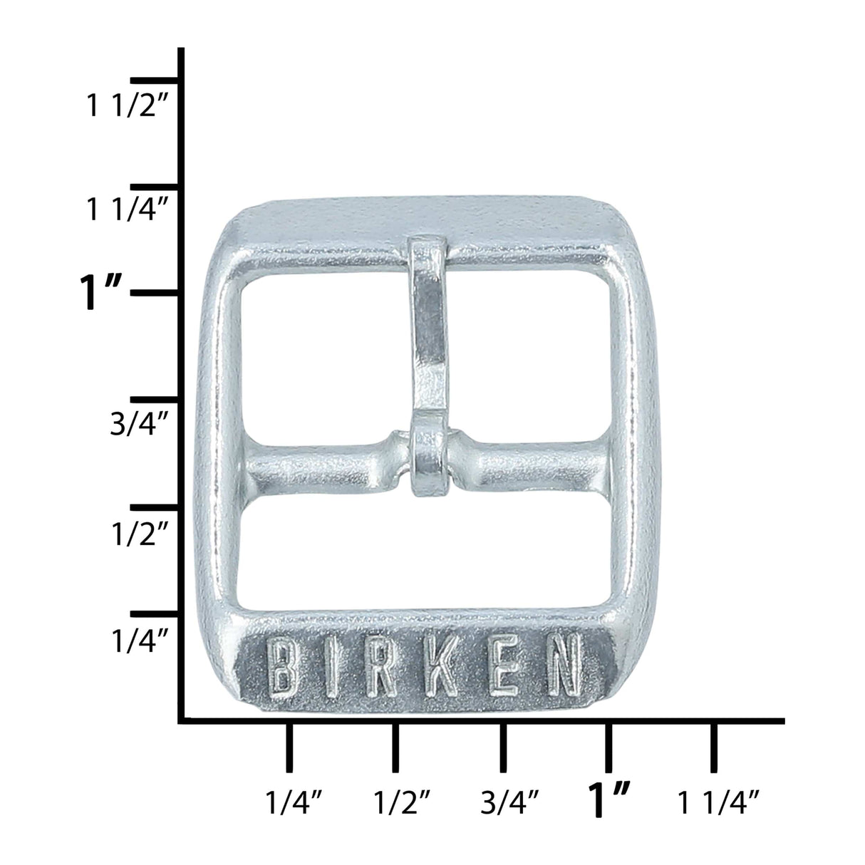 Ohio Travel Bag Birkenstock 19mm Silver, Birkenstock Buckle, Steel, #C-1820-SILV C-1820-SILV