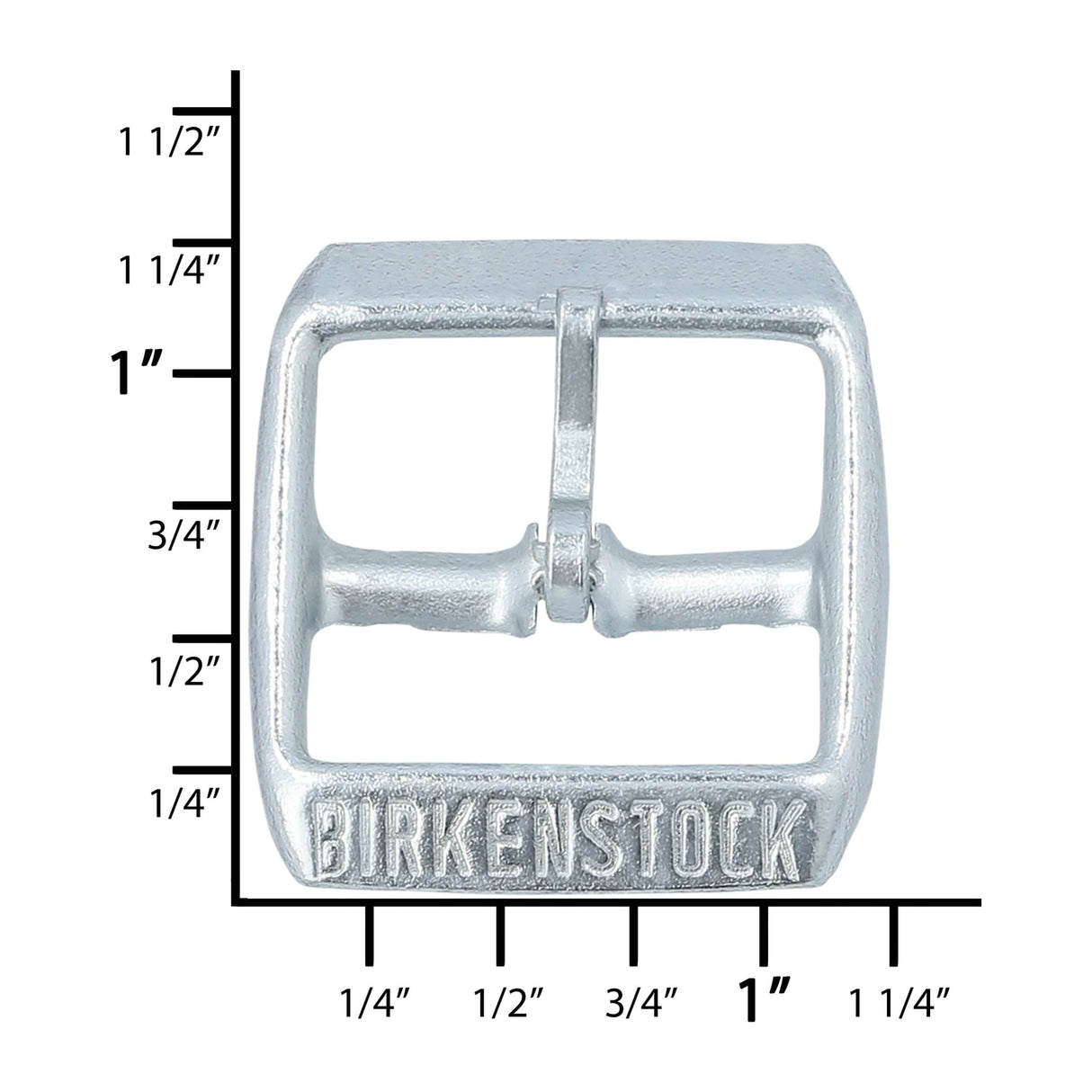 Ohio Travel Bag Birkenstock 22mm Silver, Birkenstock Buckle, Steel, #C-1503-SILV C-1503-SILV