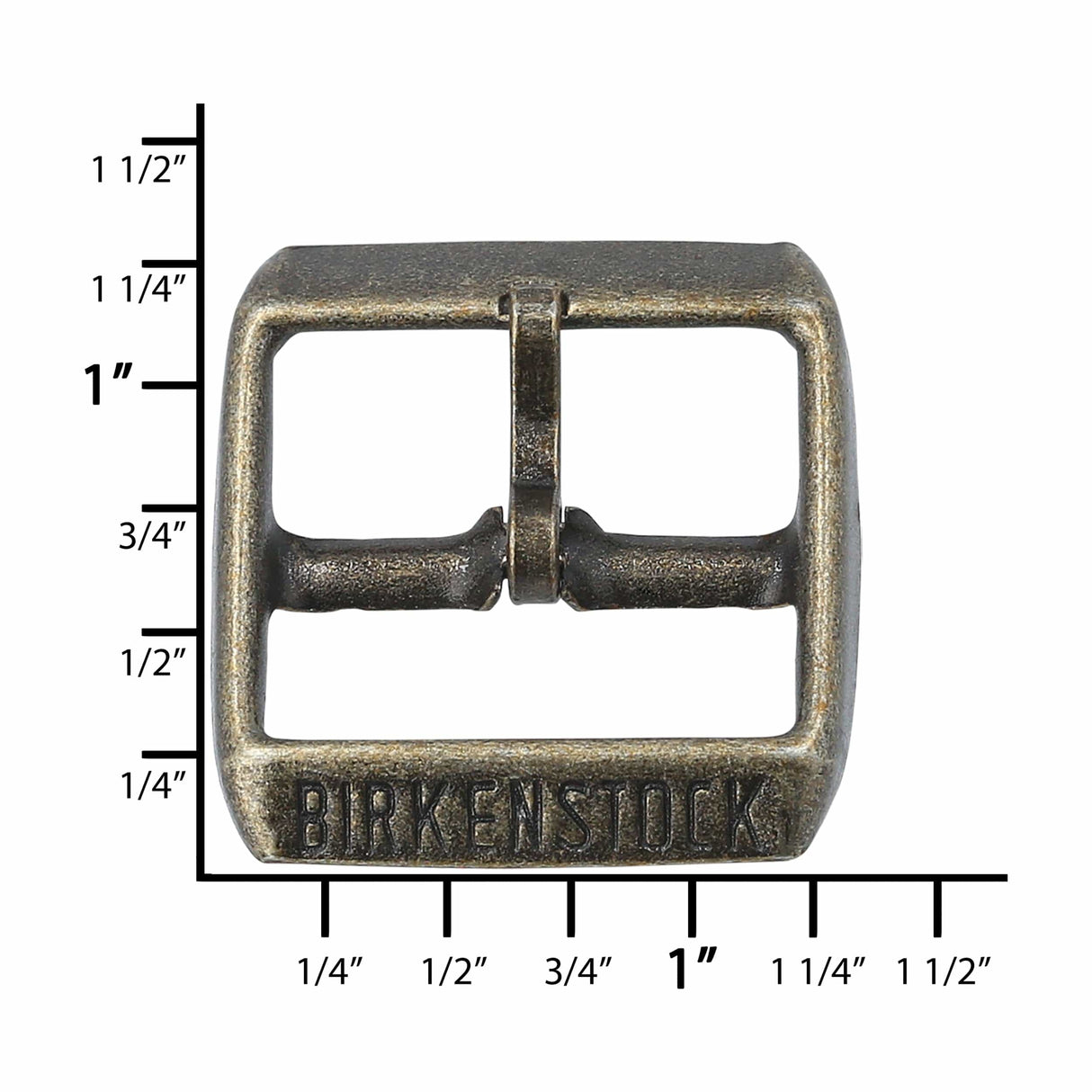 Ohio Travel Bag Birkenstock 25mm Antique Brass, Birkenstock Buckle, Steel, #C-1498-ANTB C-1498-ANTB