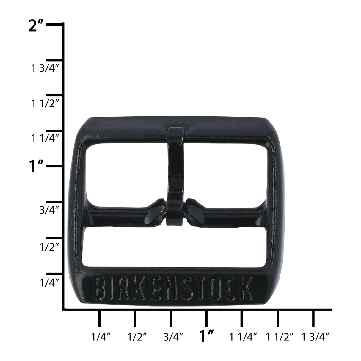 Ohio Travel Bag Birkenstock 30mm Black, Birkenstock Buckle, Steel, #C-1497-BLK C-1497-BLK