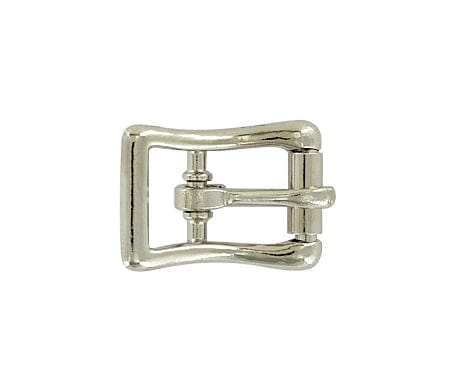 Ohio Travel Bag Buckles 1/2" Nickle, Center Bar Buckle, Zinc Alloy, #C-34-1-2 C-34-1-2