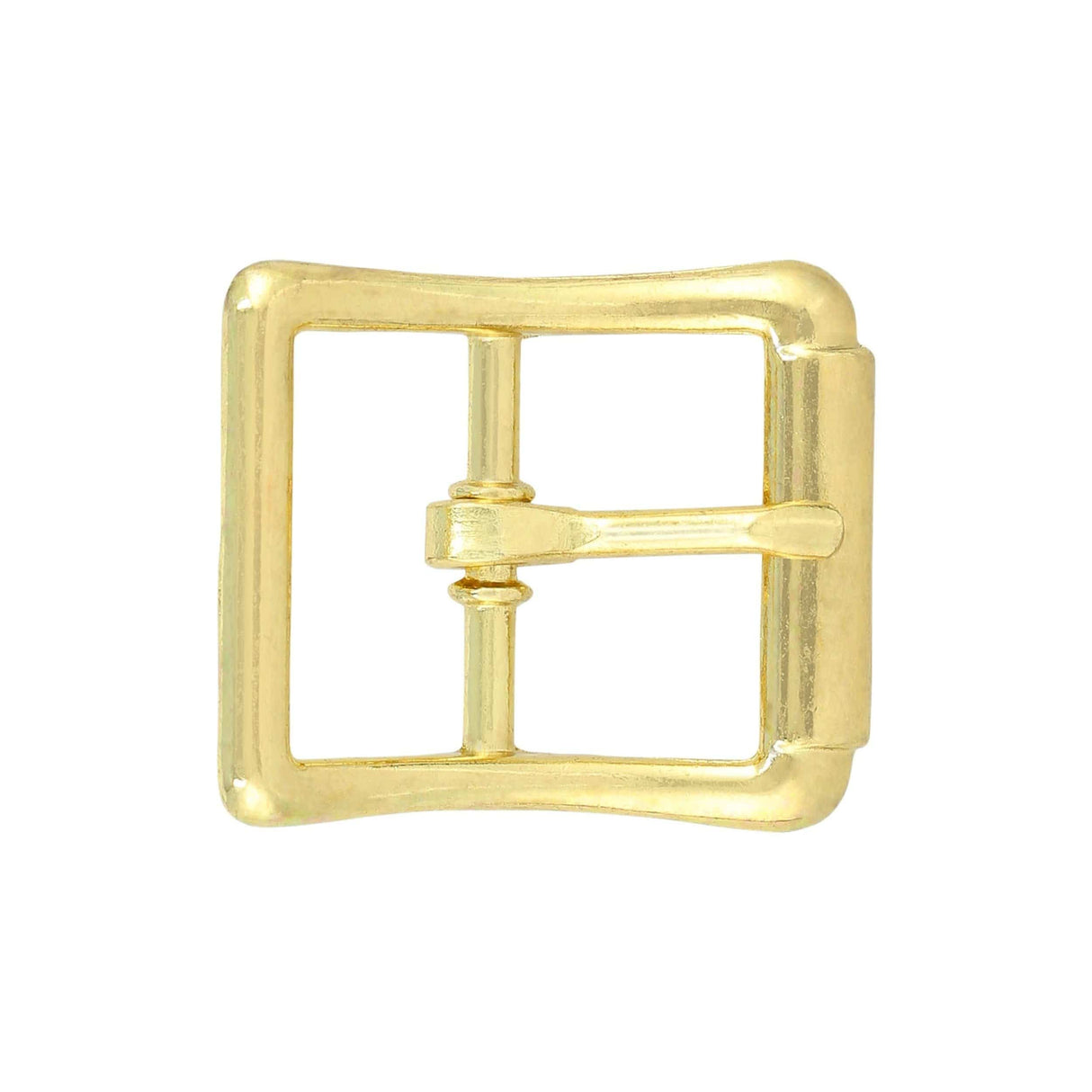 Ohio Travel Bag Buckles 1" Brass, Immitation Roller Center Bar Buckle, Zinc Alloy, #C-54-1-BP C-54-1-BP