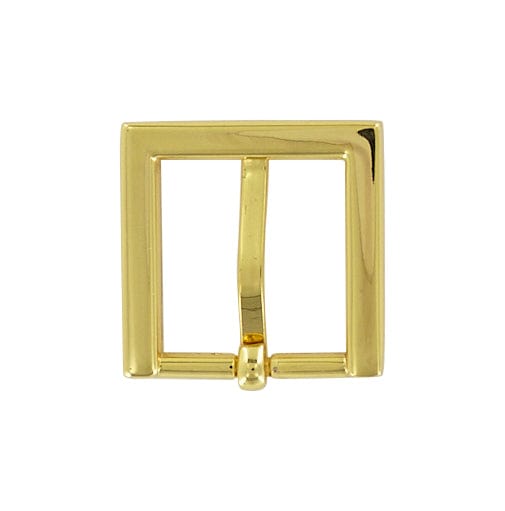 Ohio Travel Bag Buckles 1" Shiny Gold, Heel Bar Buckle, Zinc Alloy, #C-2093-GOLD C-2093-GOLD