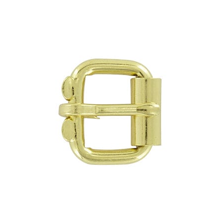 Ohio Travel Bag Buckles 3/4" Brass, Heel Bar Roller Bar Buckle, Steel, #C-1055-3-4-BP C-1055-3-4-BP