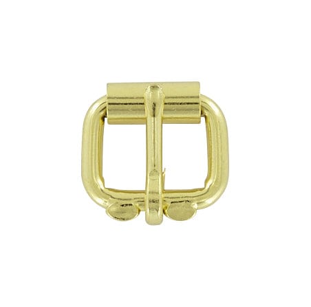 Ohio Travel Bag Buckles 3/4" Brass, Heel Bar Roller Bar Buckle, Steel, #C-1055-3-4-BP C-1055-3-4-BP