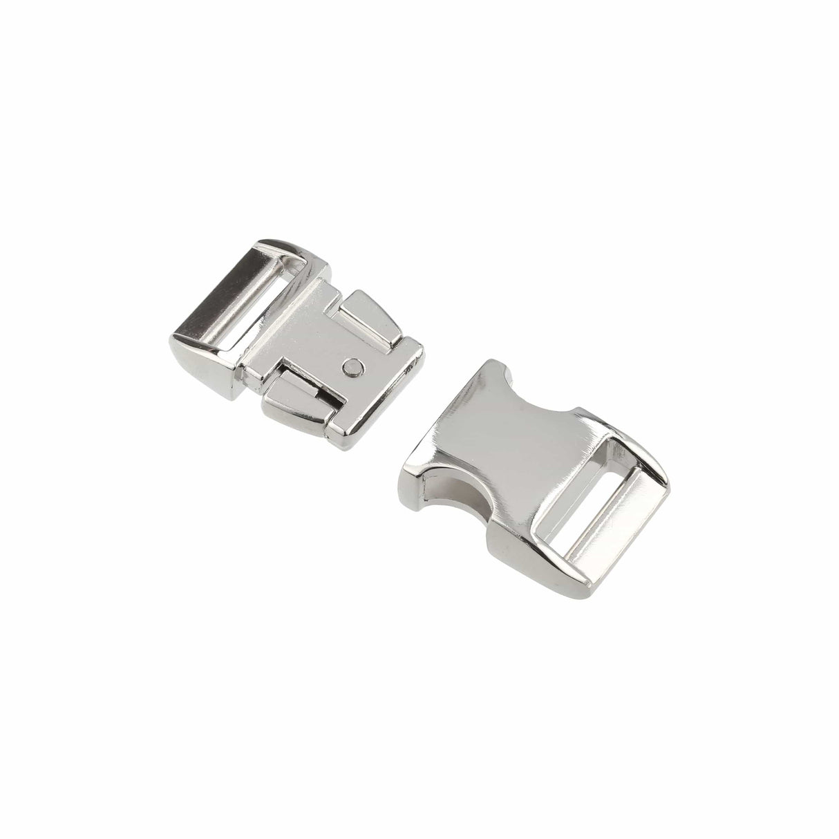 Ohio Travel Bag Buckles 3/4" Nickel, Side Squeeze Buckle, Aluminum, #C-1955 C-1955