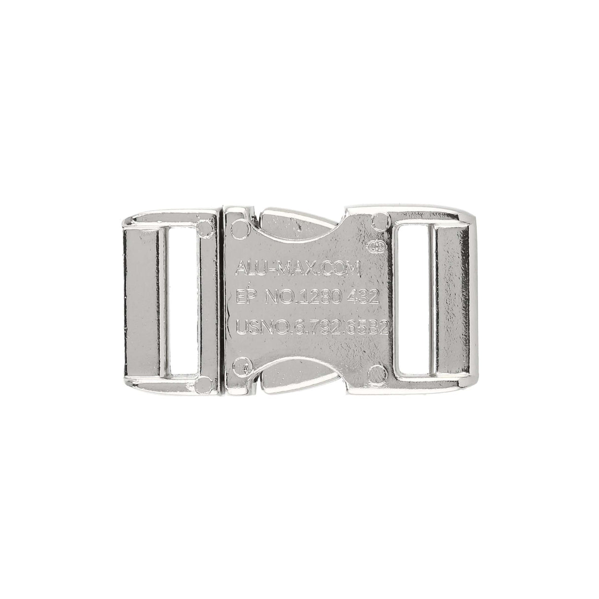 Ohio Travel Bag Buckles 3/4" Nickel, Side Squeeze Buckle, Aluminum, #C-1955 C-1955