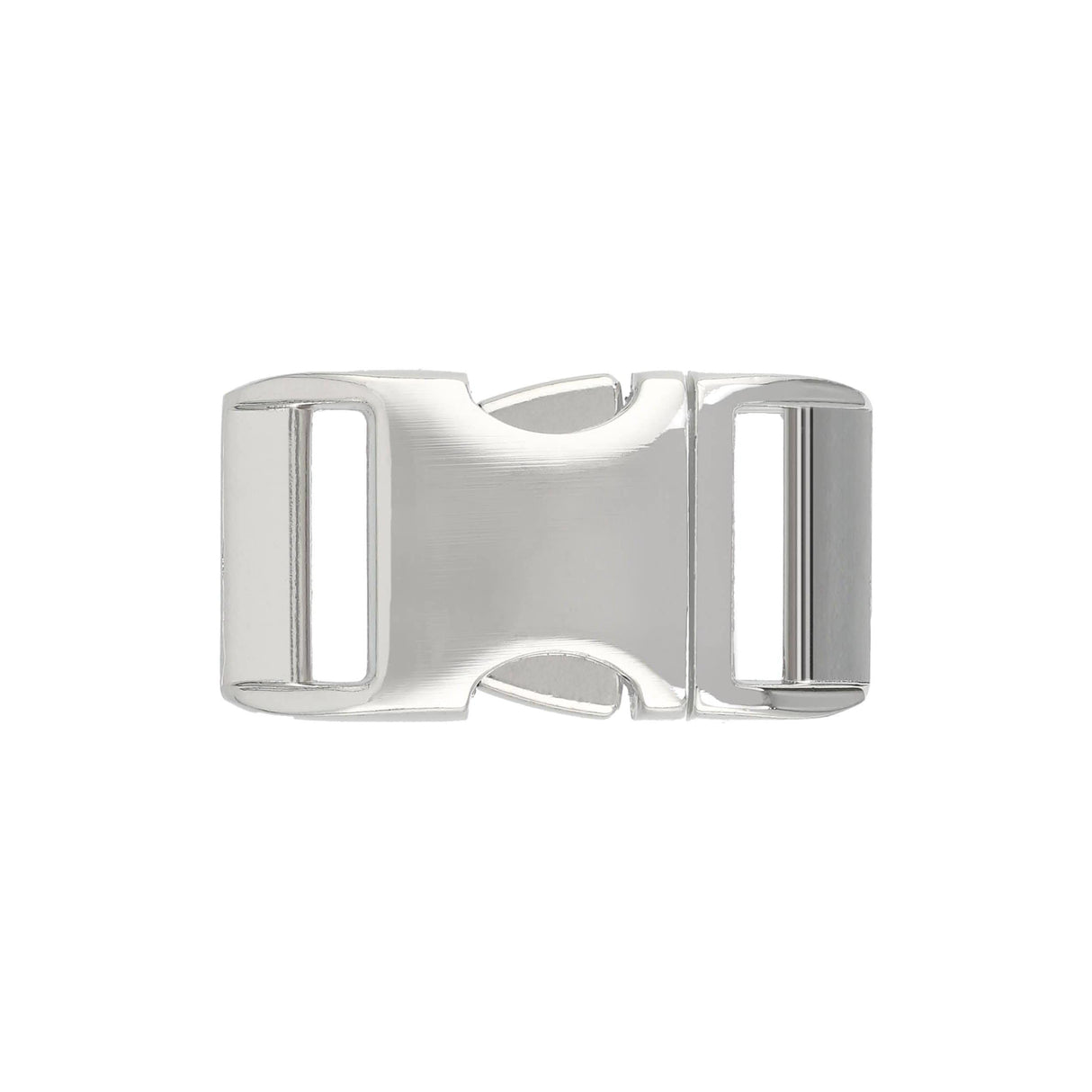 Ohio Travel Bag Buckles 3/4" Nickel, Side Squeeze Buckle, Aluminum, #C-1955 C-1955