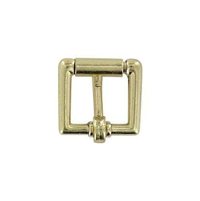 Ohio Travel Bag Buckles 5/8" Brass, Heel Bar Roller Buckle, Zinc Alloy, #C-1355-5-8-BP C-1355-5-8-BP