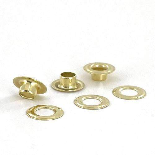 Ohio Travel Bag Fasteners #0 Brass, Grommet with Washer, 25 Gross, Solid Brass, #GWB-0-B GWB-0-B