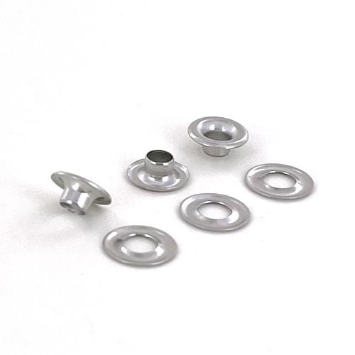 Ohio Travel Bag Fasteners #00 Nickel, Grommets with Washers, 25-Gross, Solid Brass, #GWB-00-N GWB-00-N