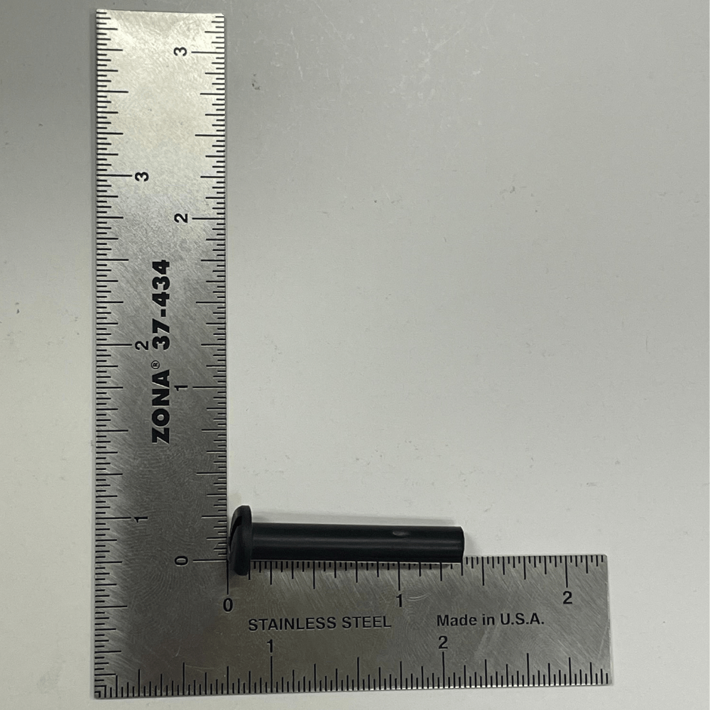 Ohio Travel Bag Fasteners 1 1/4" Black, Post & Cap, Plastic, #L-1694-1-1-4 L-1694-1-1-4