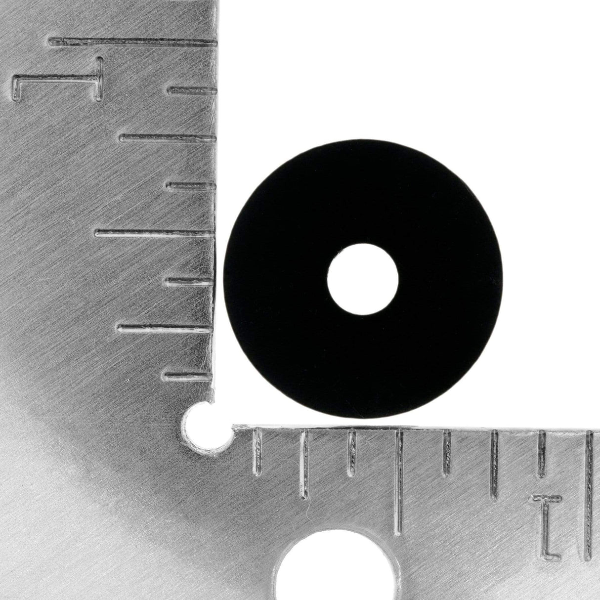 Ohio Travel Bag Fasteners 1/4" Black Washer, Steel -12 pk, #L-1134-BLK L-1134-BLK