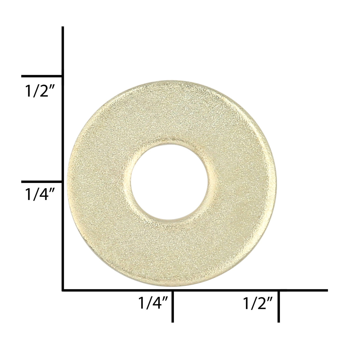 Ohio Travel Bag Fasteners 1/4" Brass, #9 Small Washer, Steel - 24 pk, #9-SM-BP 9-SM-BP