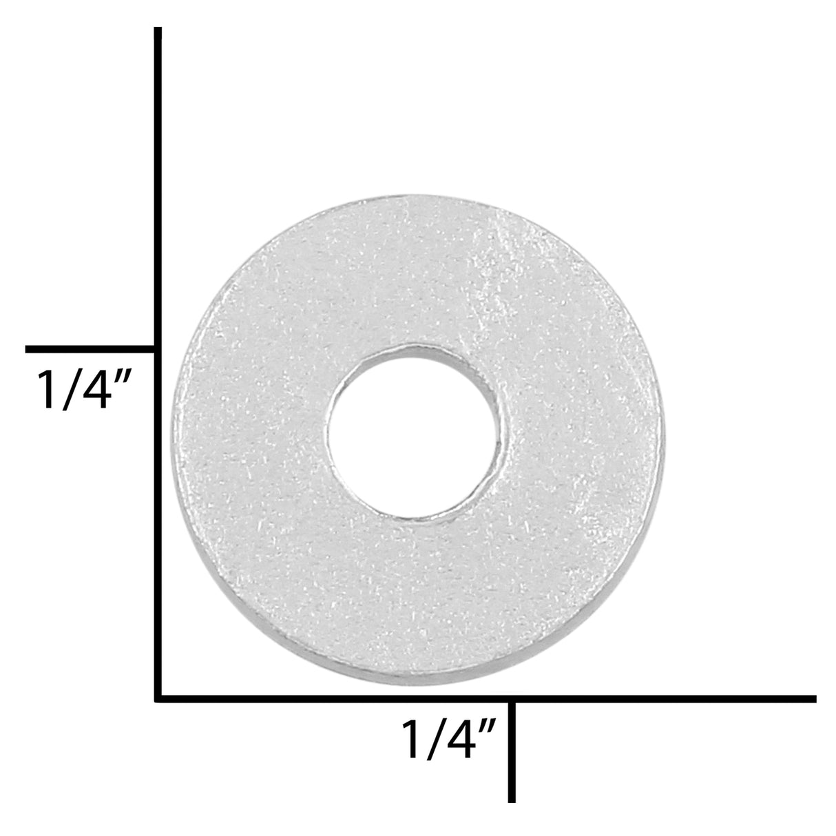 Ohio Travel Bag Fasteners 1/4" Nickel, Washer, Steel - 12 pk, #T-117-NP T-117-NP