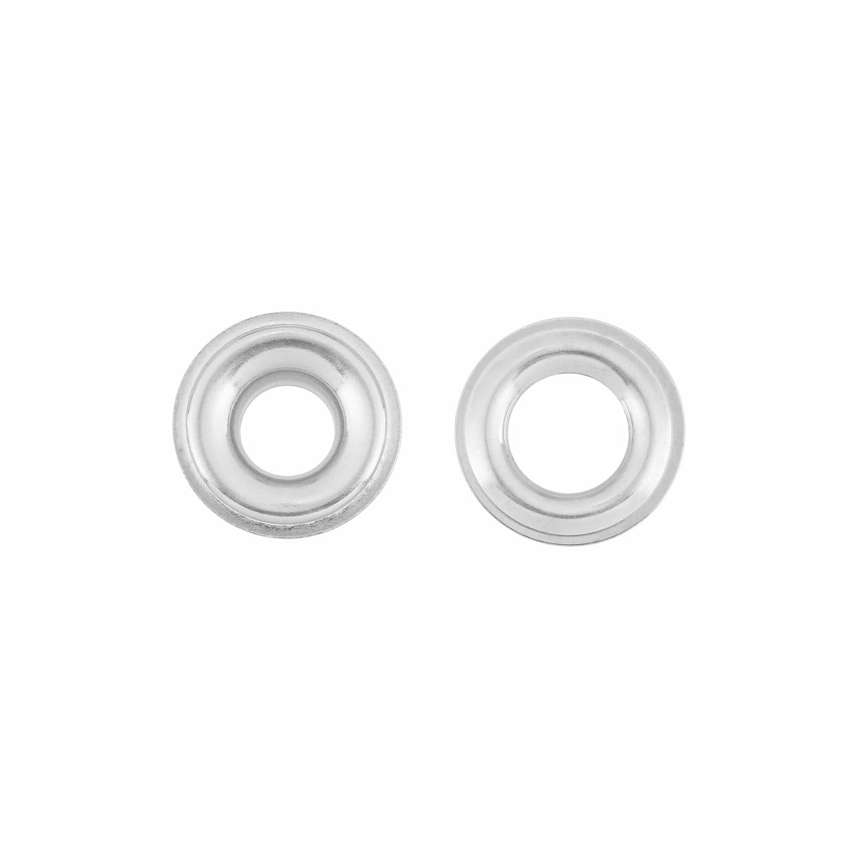 Ohio Travel Bag Fasteners #1 Nickel, Grommet with Washer, Solid Brass - 12 pk, #GROM-1-SBN GROM-1-SBN