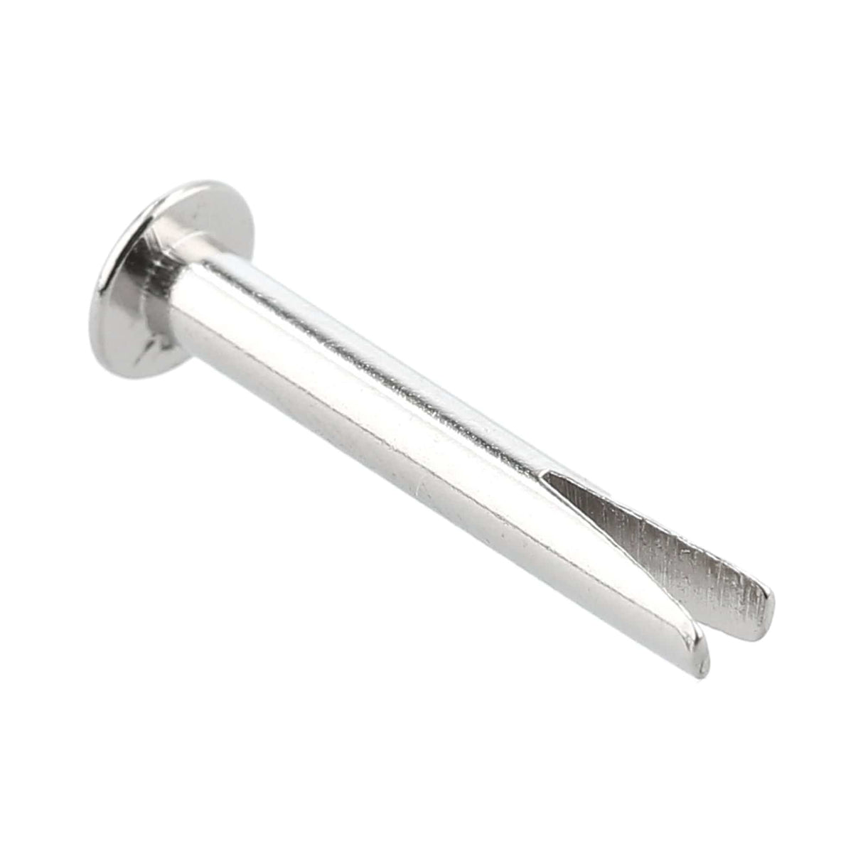 Ohio Travel Bag Fasteners 12/16" Nickel, Split Rivet, Steel - 24 pk, #100-12-16-NP 100-12-16-NP