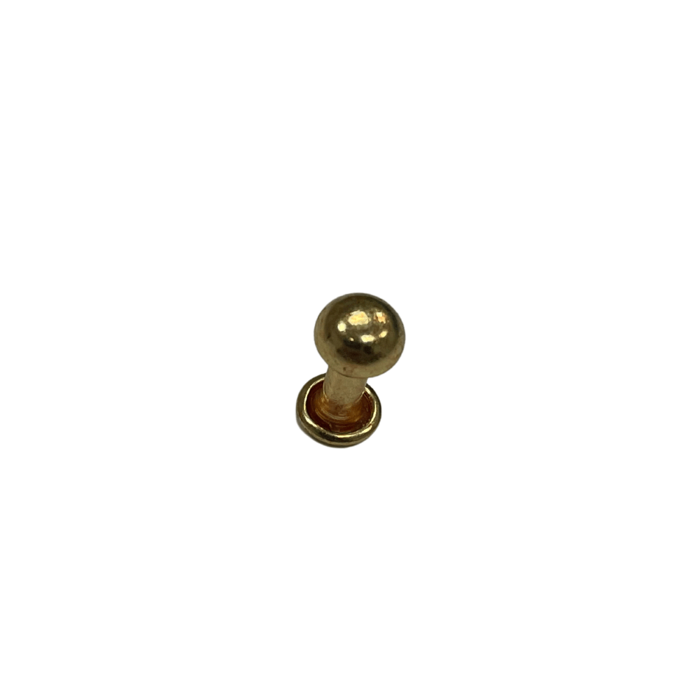 Ohio Travel Bag Fasteners 12mm Gold, Double Cap Domed Rivet, Steel, #A-408-GP A-408-GP