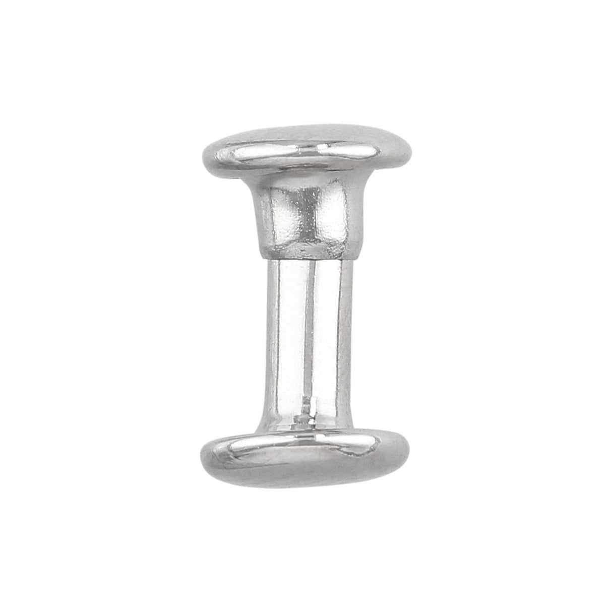 Ohio Travel Bag Fasteners 12mm Nickel, Double Cap Jiffy Rivet, Steel, #A-339-NIC A-339-NIC