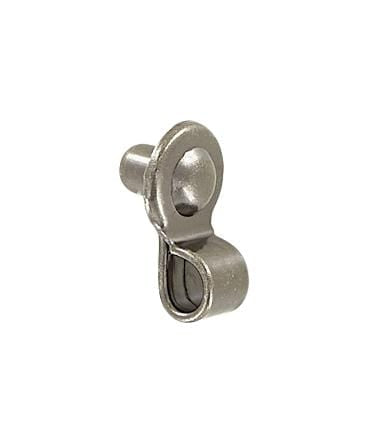 Ohio Travel Bag Fasteners 15/32" Gunmetal, Boot Hook, Solid Brass, #C-1566-GUNM C-1566-GUNM