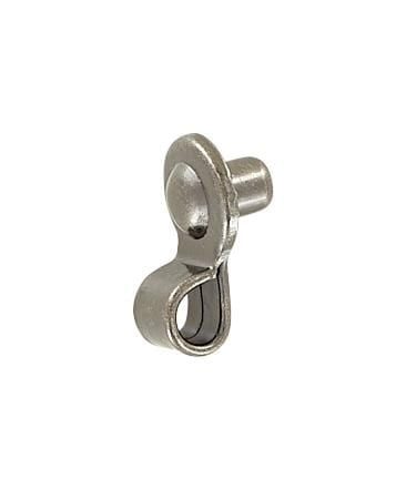 Ohio Travel Bag Fasteners 15/32" Gunmetal, Boot Hook, Solid Brass, #C-1566-GUNM C-1566-GUNM
