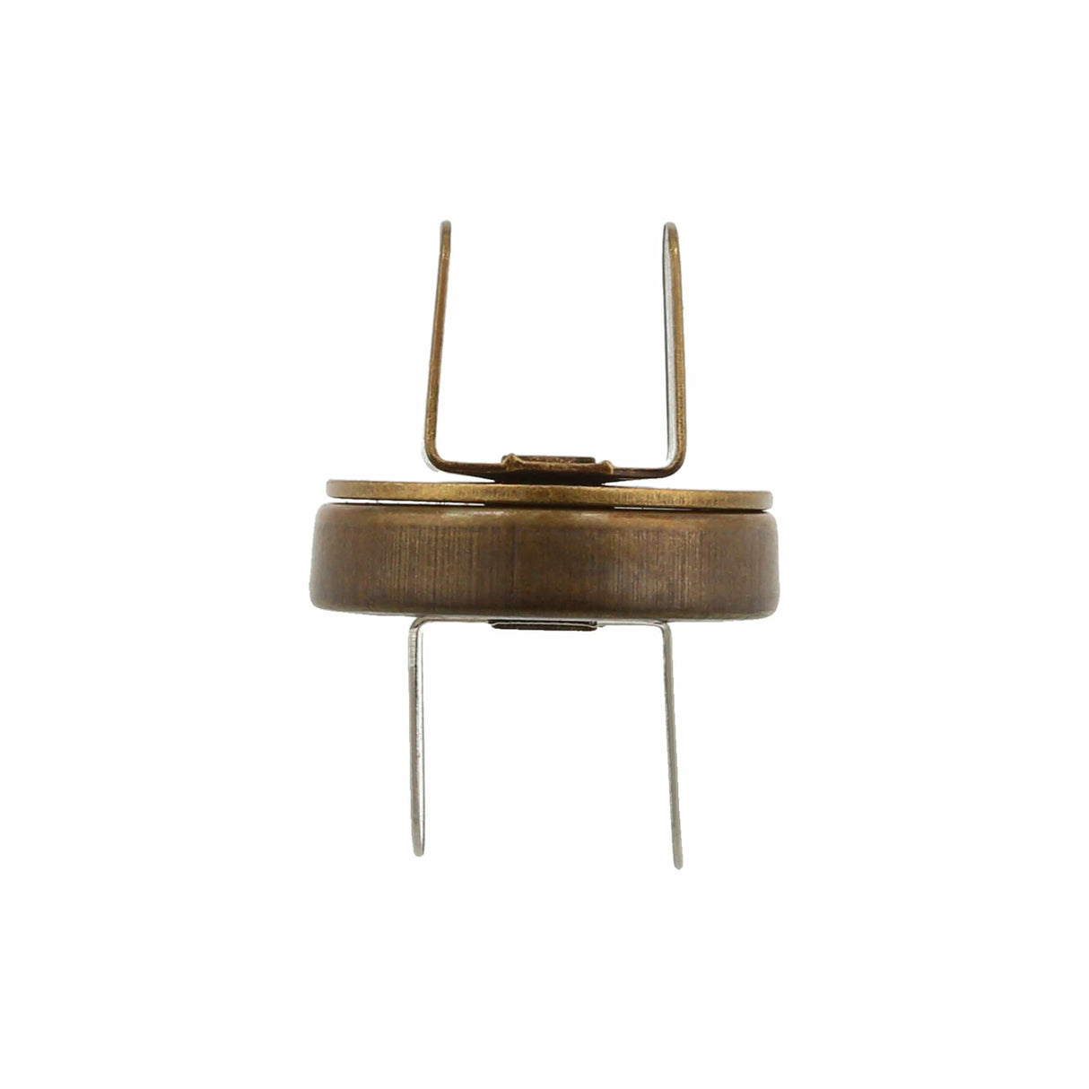 Ohio Travel Bag Fasteners 18mm Antique Brass, Thin Profile Magnetic Snap, Steel, #P-2364-ANTB P-2364-ANTB