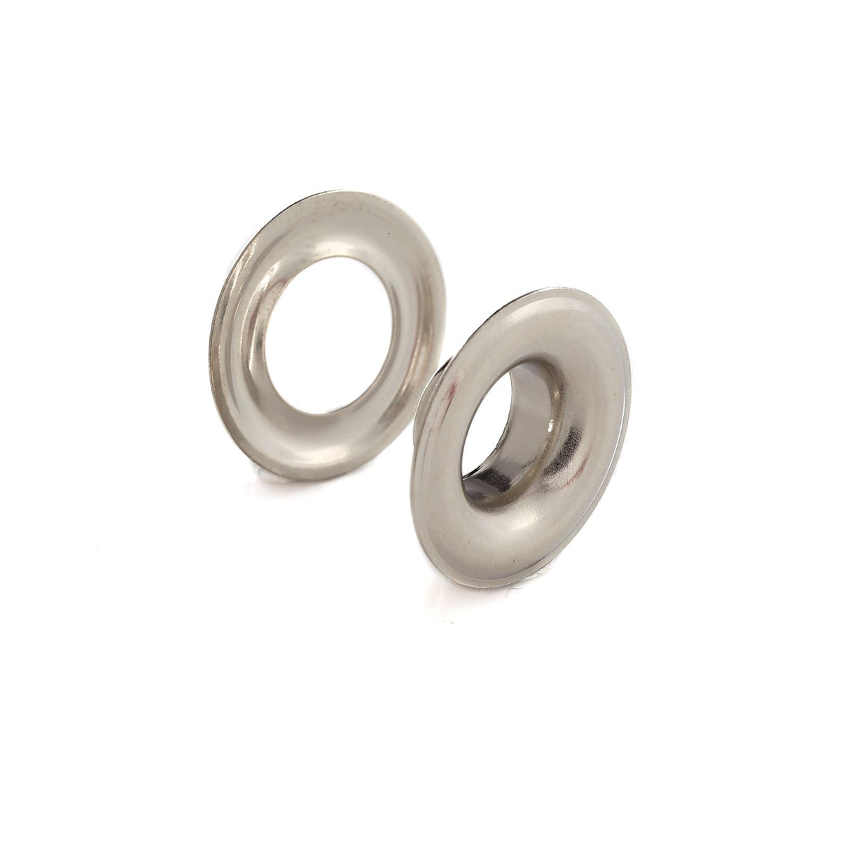 Ohio Travel Bag Fasteners #2 Nickel, Grommet with Washer, Soild Brass - 12 pk, #GROM-2-SBN GROM-2-SBN