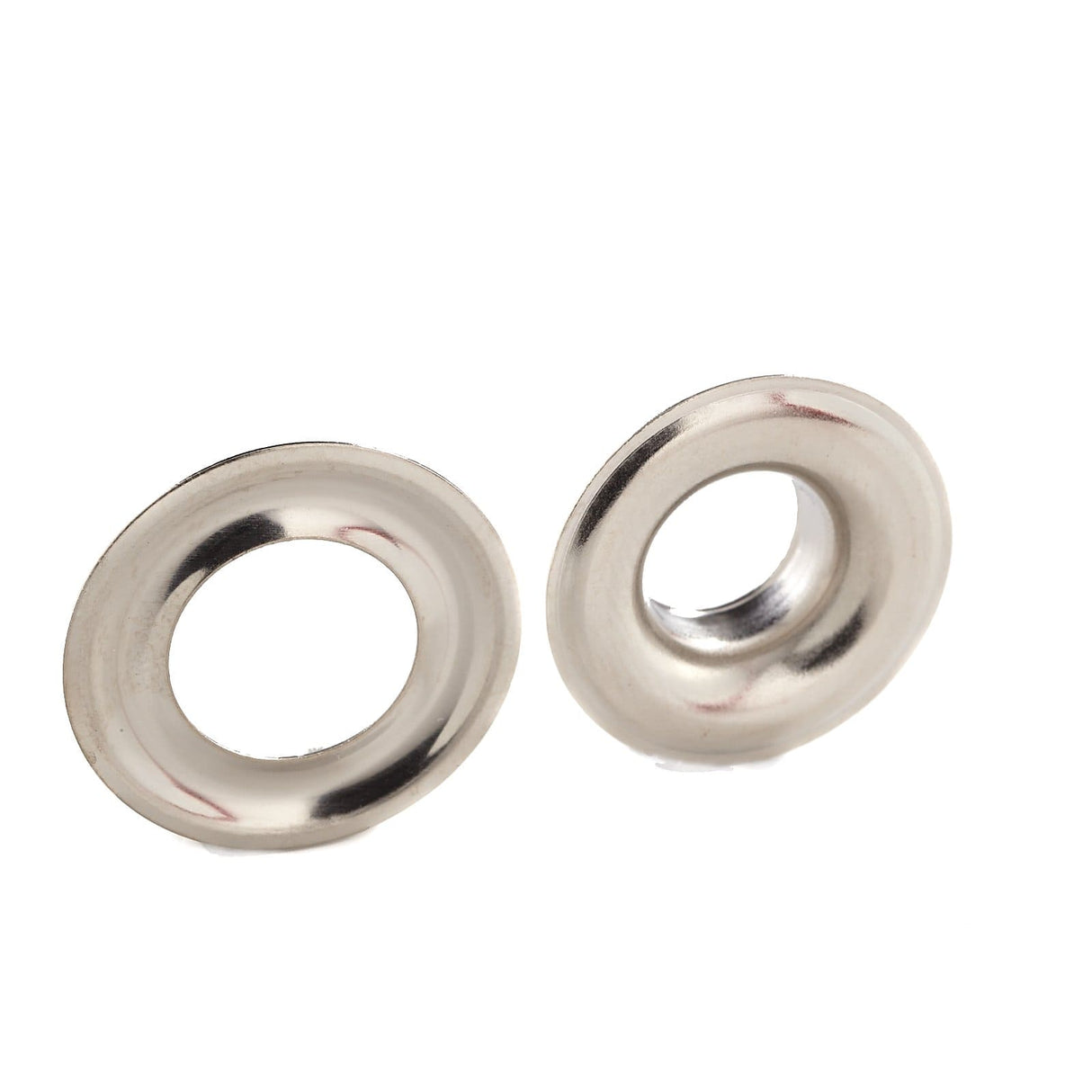 Ohio Travel Bag Fasteners #2 Nickel, Grommet with Washer, Soild Brass - 12 pk, #GROM-2-SBN GROM-2-SBN