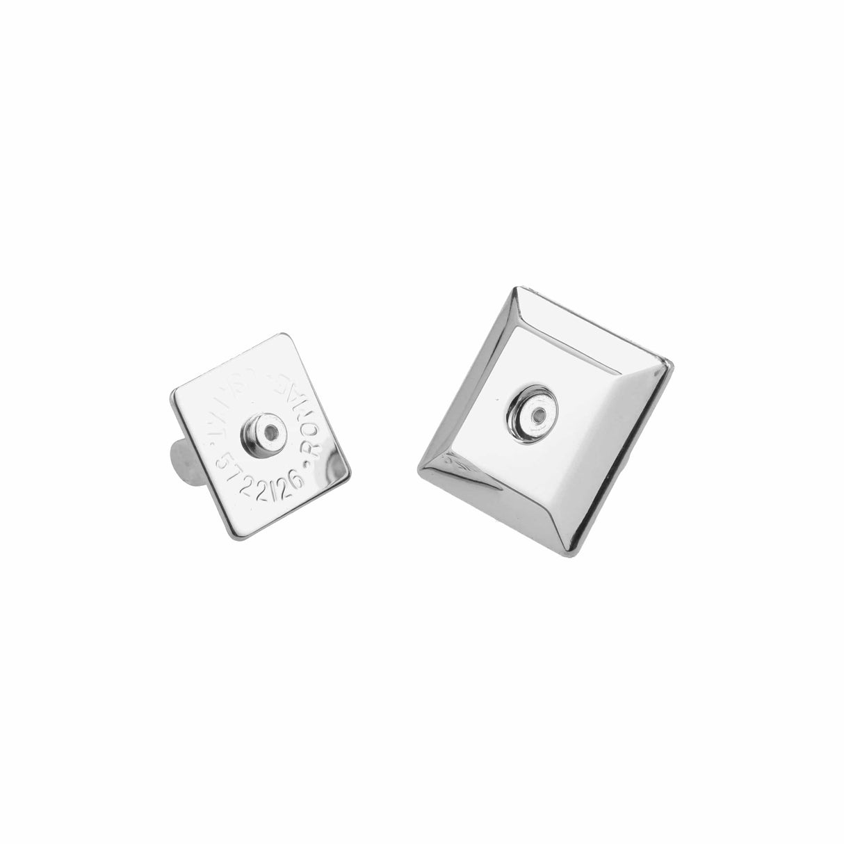 Ohio Travel Bag Fasteners 3/4" Nickel, Magnetic Snap, Steel, #P-2443-NP P-2443-NP