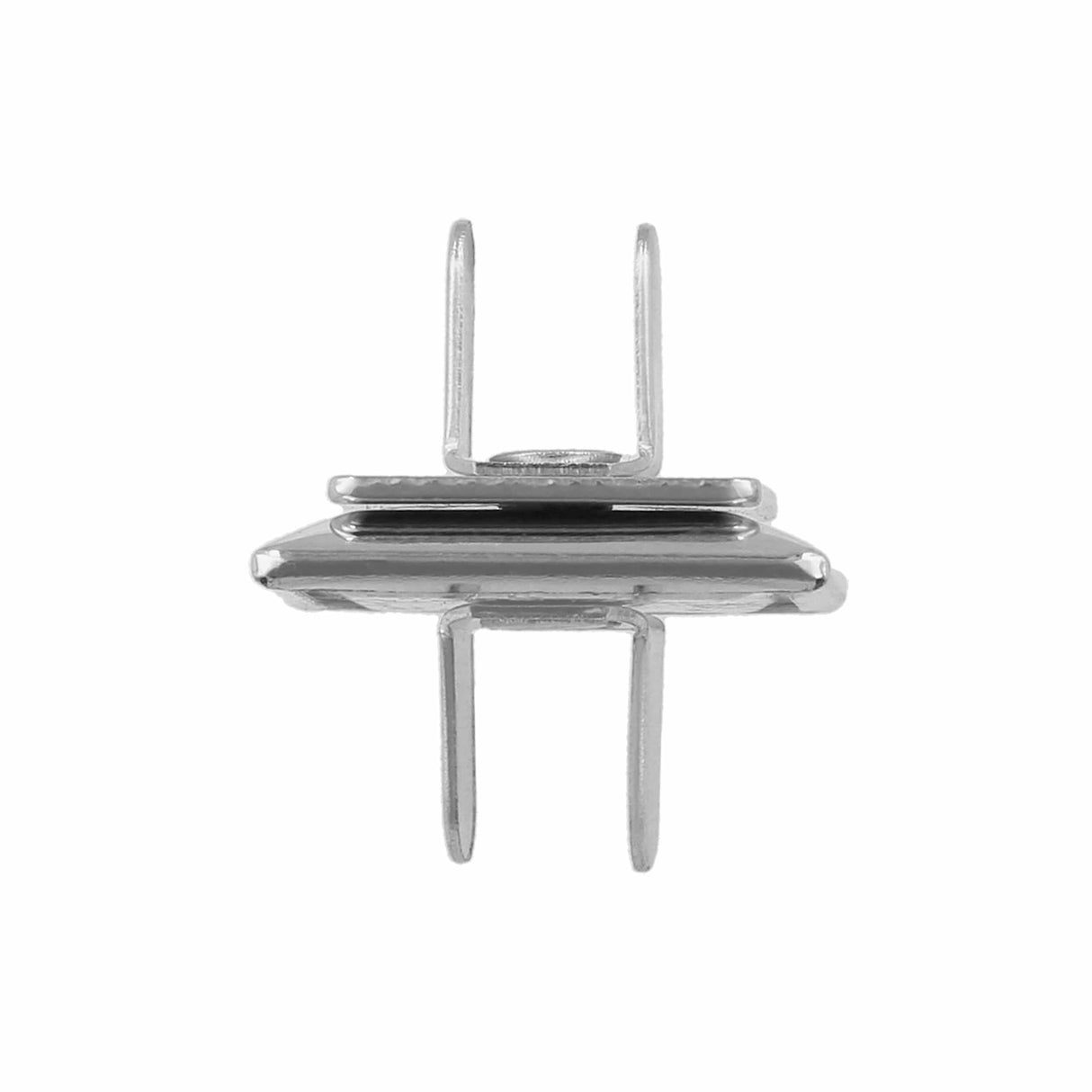 Ohio Travel Bag Fasteners 3/4" Nickel, Magnetic Snap, Steel, #P-2443-NP P-2443-NP