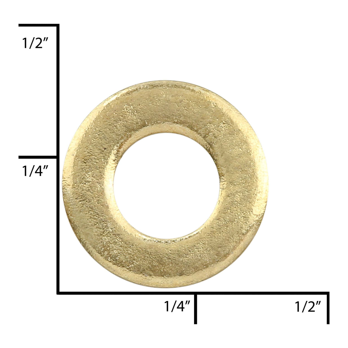 Ohio Travel Bag Fasteners 3/8" Brass, Washer, Steel - 24 pk, #WSH-1 WSH-1