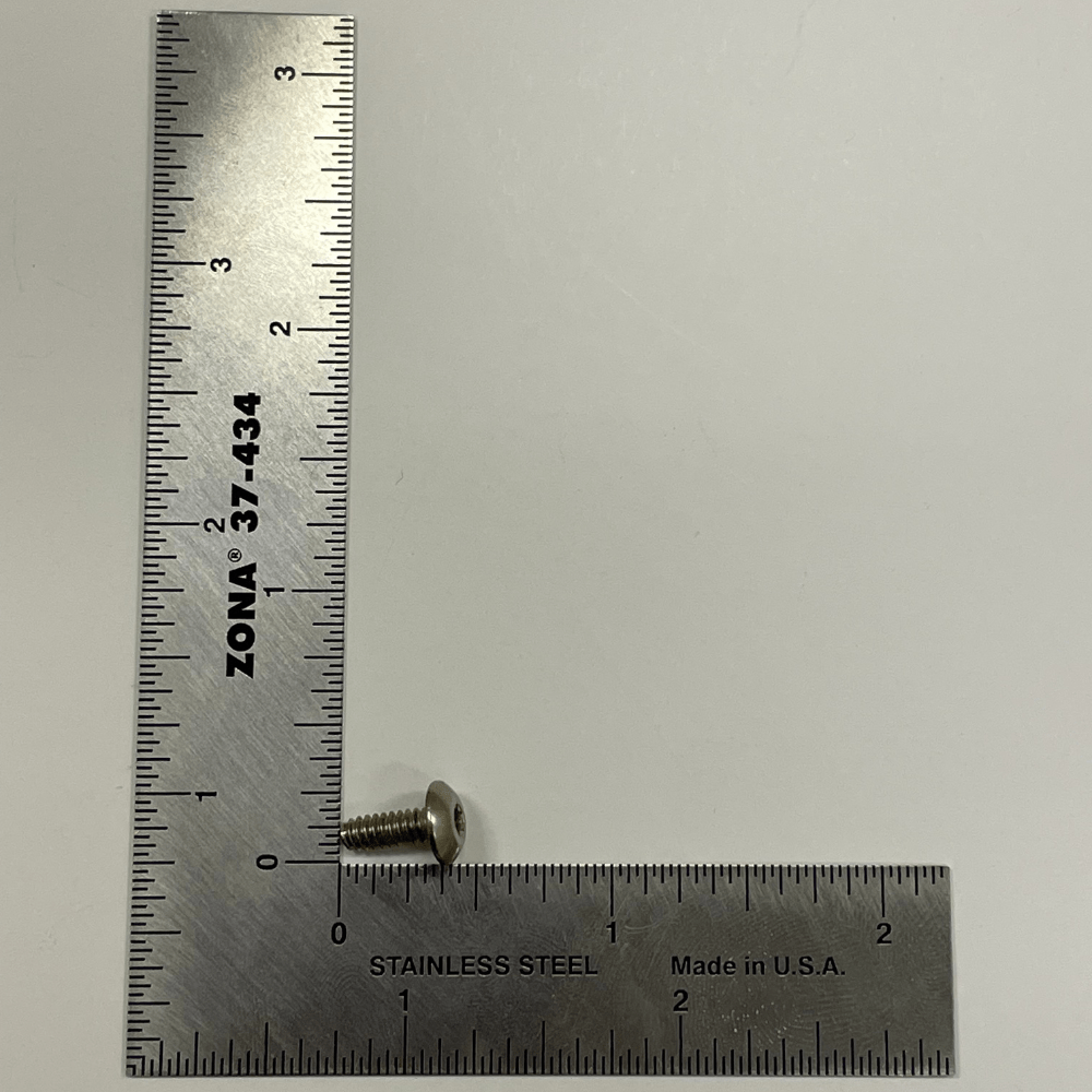 Ohio Travel Bag Fasteners 3/8" Nickel, #10 Small Torx Screw, Steel, #SAM-328 SAM-328