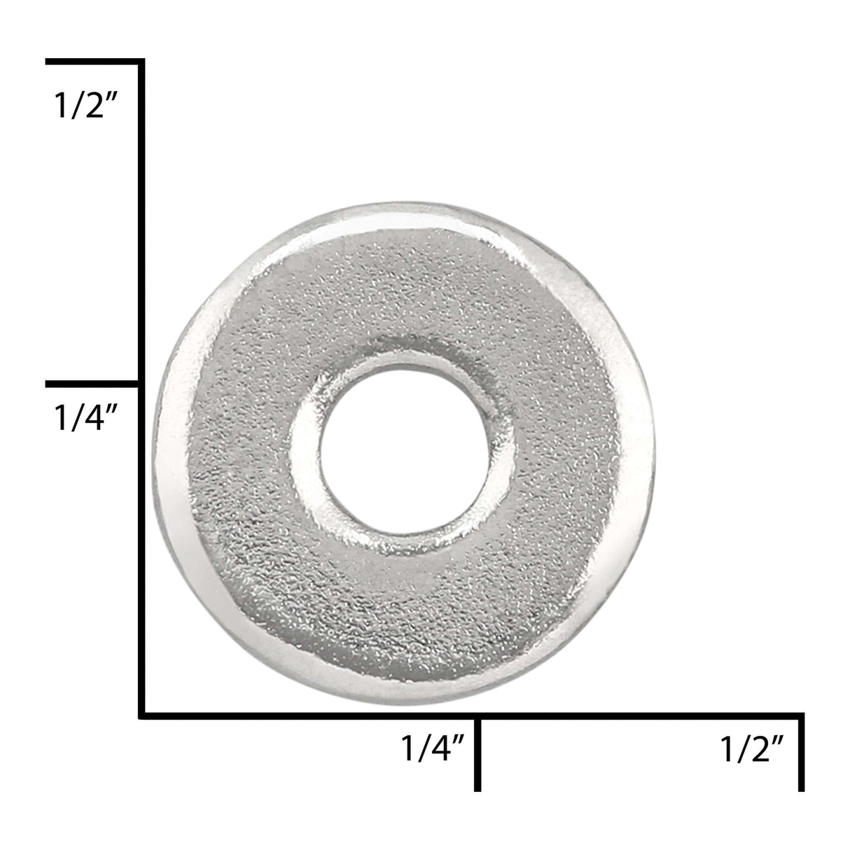 Ohio Travel Bag Fasteners 3/8" Nickel, Washer, Steel - 24 pk, #L-1126-NP L-1126-NP
