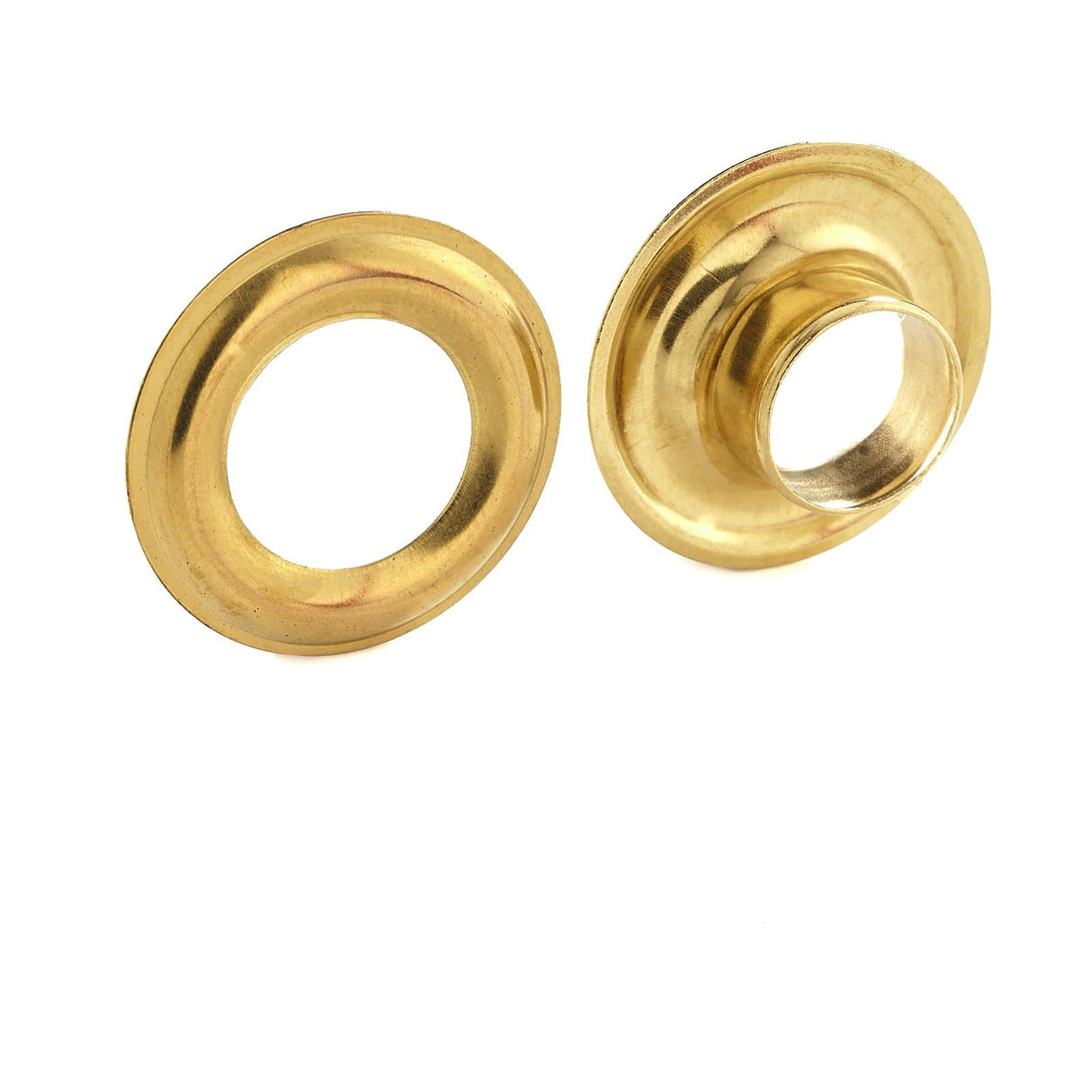 Ohio Travel Bag Fasteners #3 Brass, Grommet with Washer, Solid Brass, #GROM-3-SB GROM-3-SB