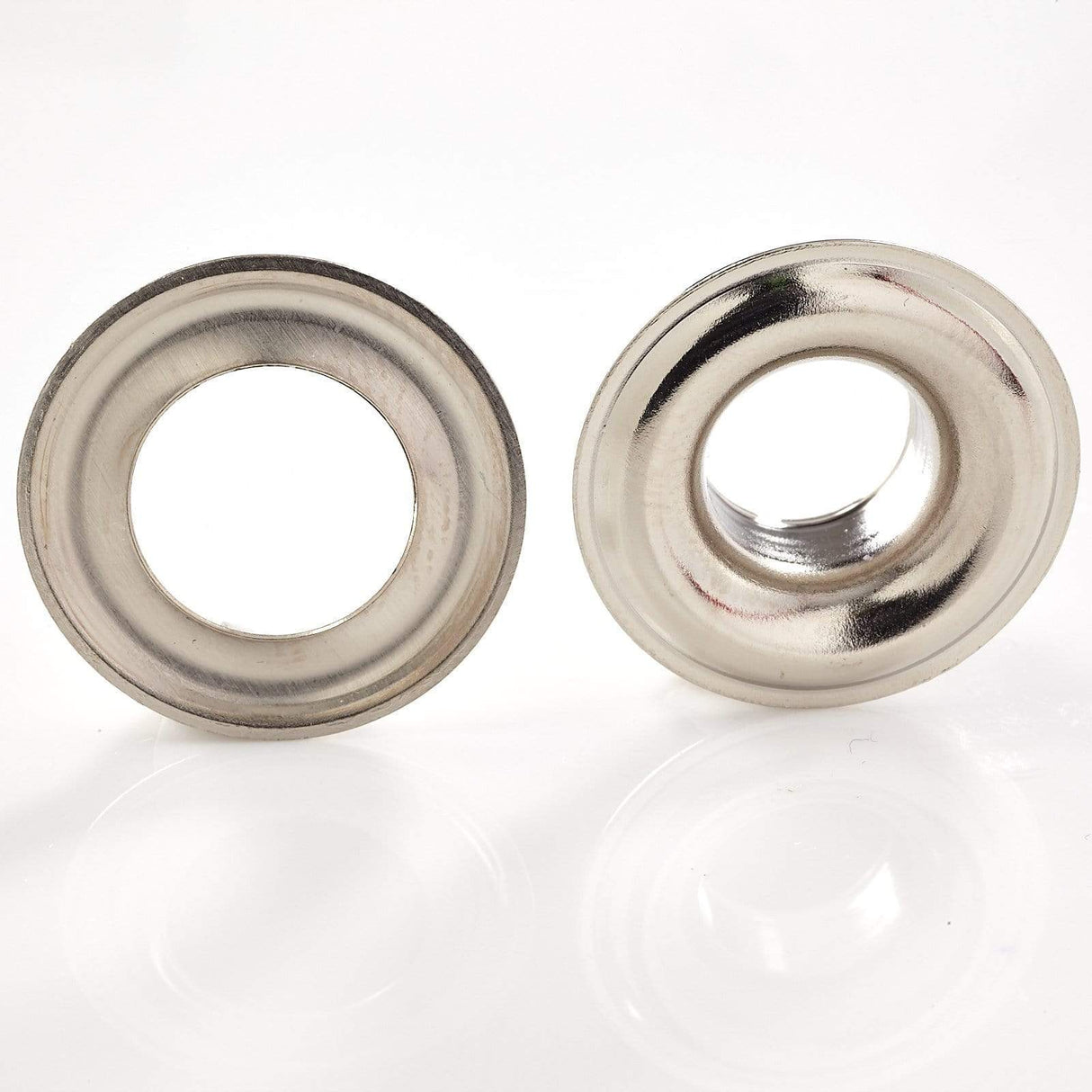 Ohio Travel Bag Fasteners #3 Nickel, Grommet with Washer, Solid Brass, #GROM-3-SBN GROM-3-SBN