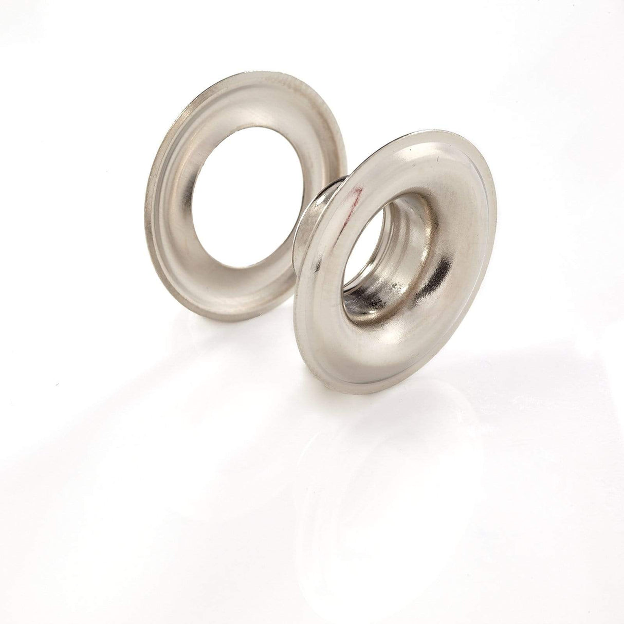 Ohio Travel Bag Fasteners #3 Nickel, Grommet with Washer, Solid Brass, #GROM-3-SBN GROM-3-SBN