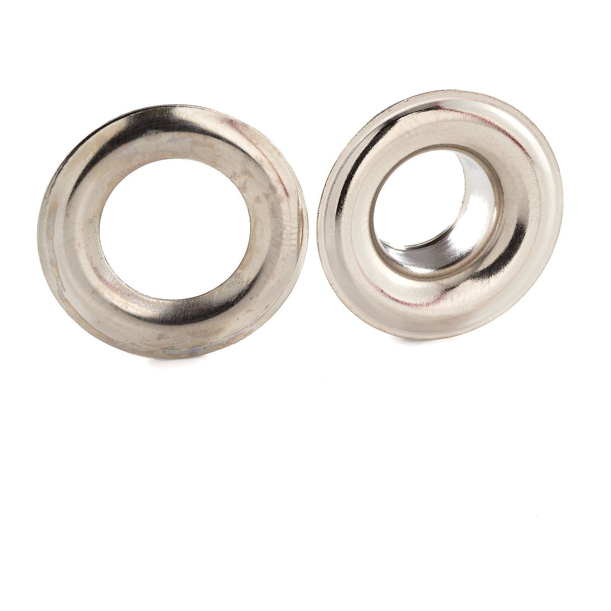 Ohio Travel Bag Fasteners #4 Nickel, Grommet with Washer, Solid Brass, #GROM-4-SBN GROM-4-SBN