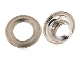 Ohio Travel Bag Fasteners #4 Nickel, Grommet with Washer, Solid Brass, #GROM-4-SBN GROM-4-SBN