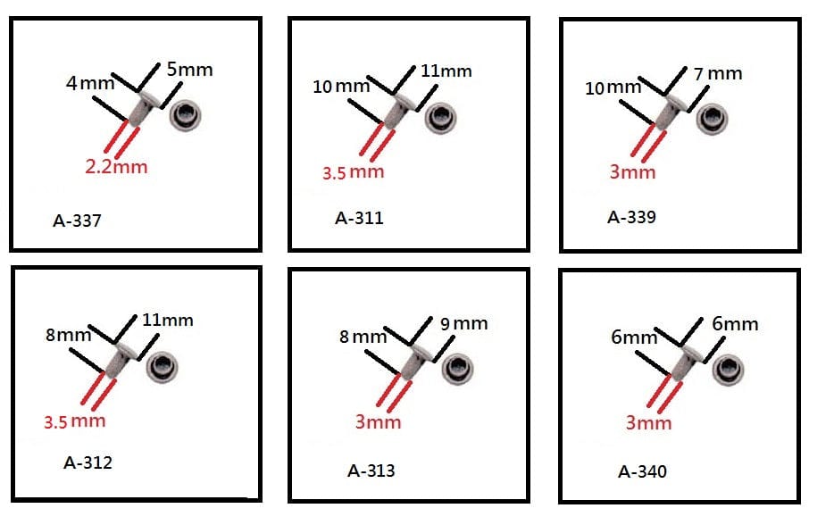 Ohio Travel Bag Fasteners 4mm Antique Brass, Double Capped Rivet, Steel-PK100, #A-337-ANTB A-337-ANTB