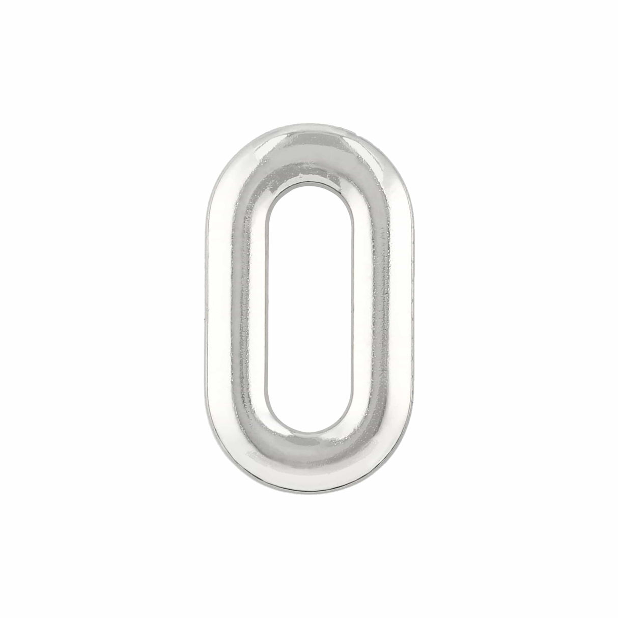 Ohio Travel Bag Fasteners 5/16" Nickel, Oblong Force Fit Eyelet, Zinc Alloy, #P-2633 P-2633