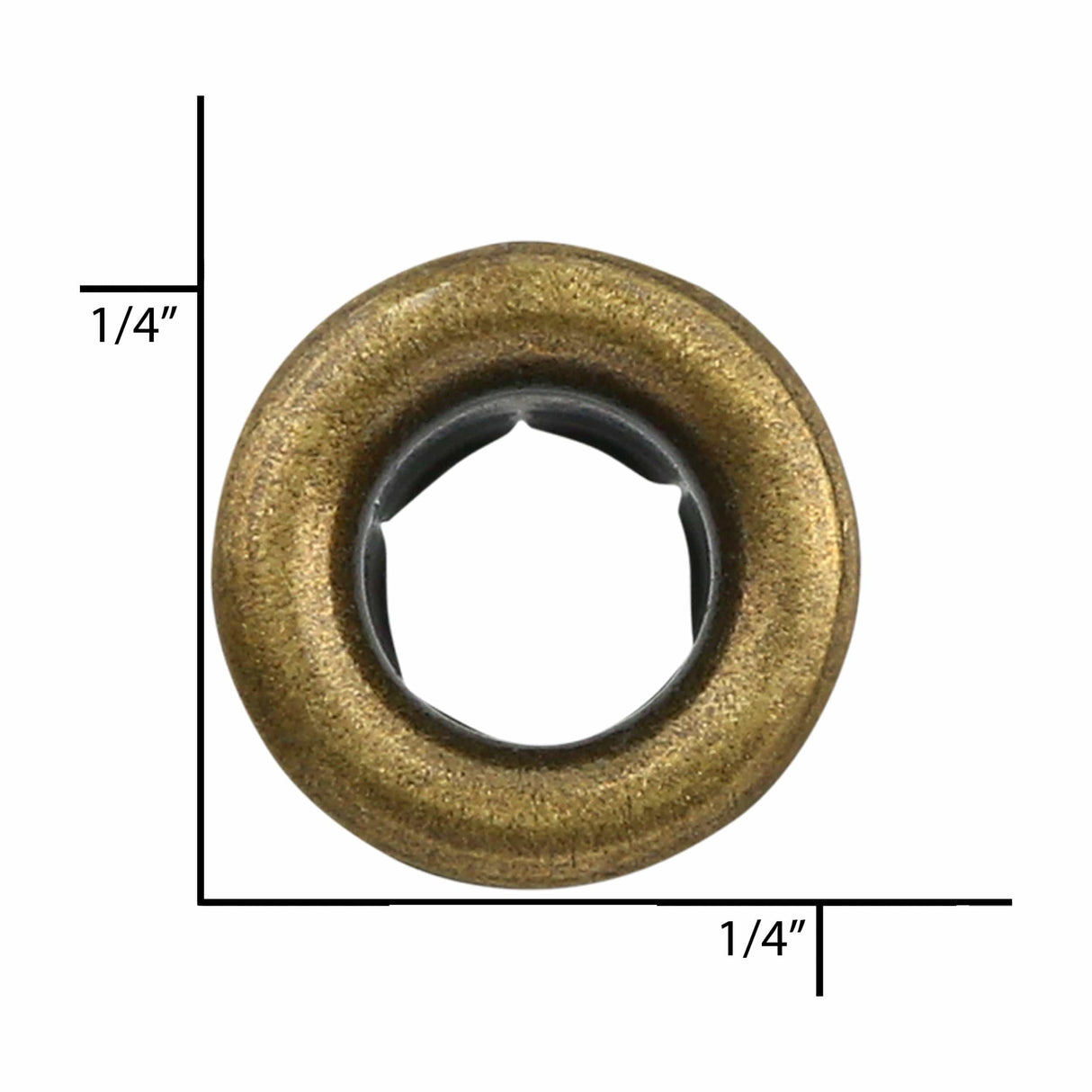 Ohio Travel Bag Fasteners 5/32" Antique Brass, Eyelet, Steel - 12 pk, #A-344-ANTB A-344-ANTB