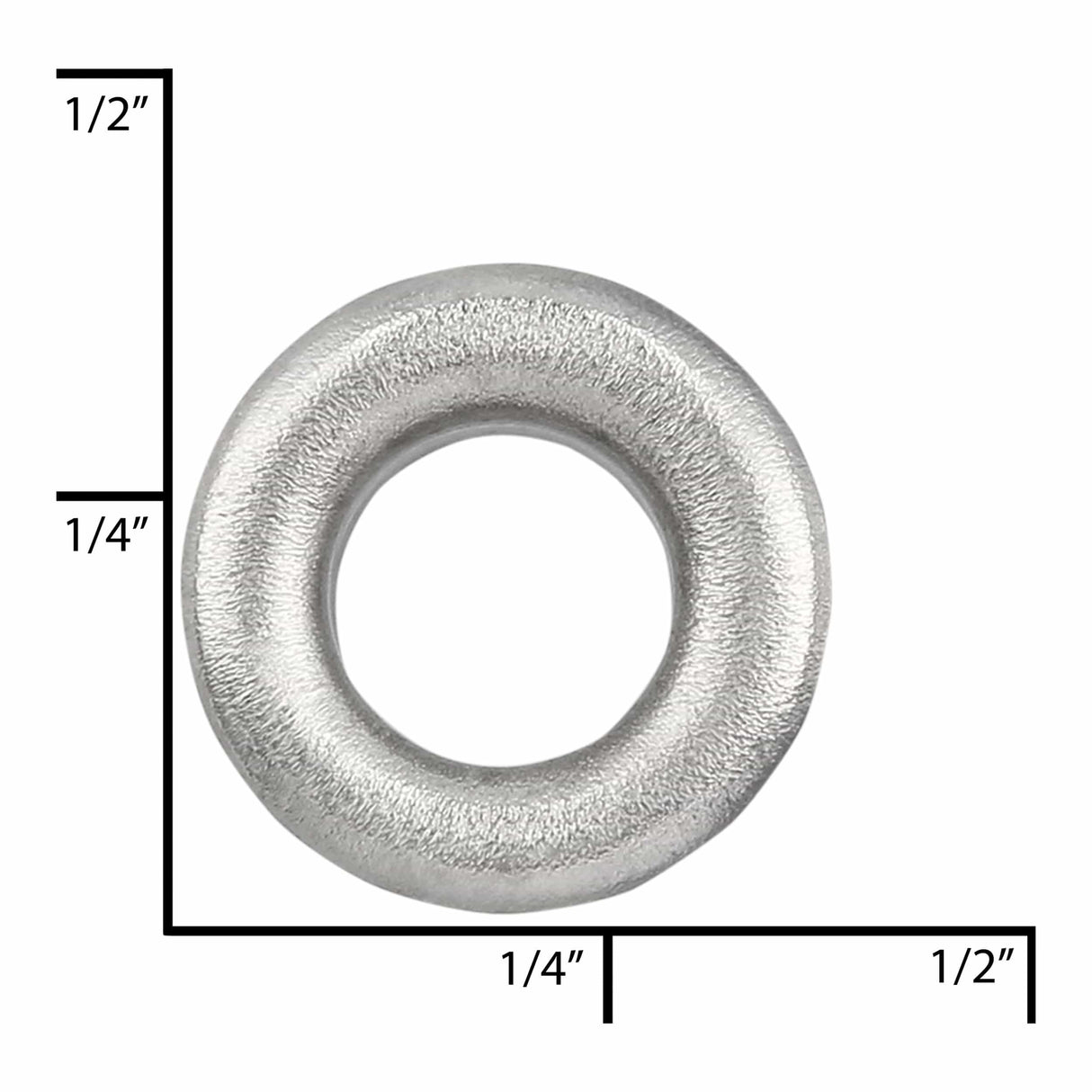 Ohio Travel Bag Fasteners 5/32" Nickel, Eyelet, Steel - 36 pk, #A-258-NP A-258-NP