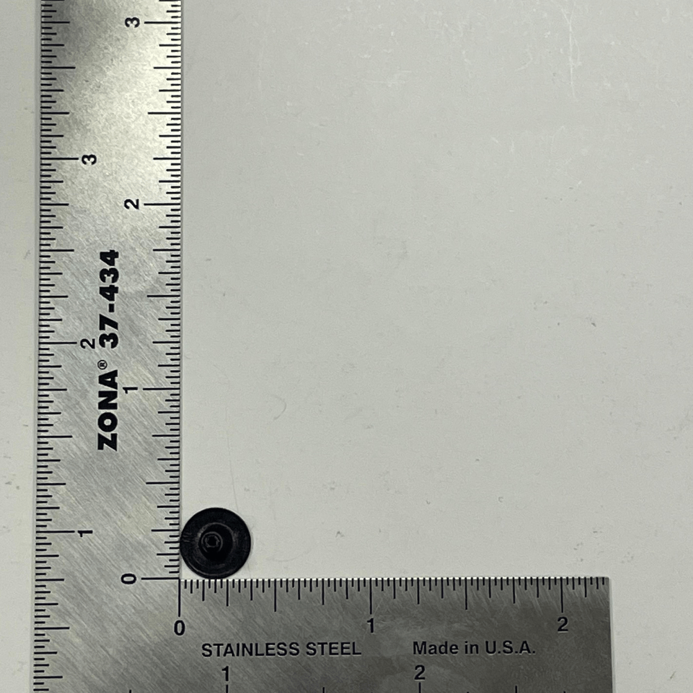 Ohio Travel Bag Fasteners 5/8" Black, Boot Hook Loop w/Eyelet, Steel, #XBH-1 XBH-1