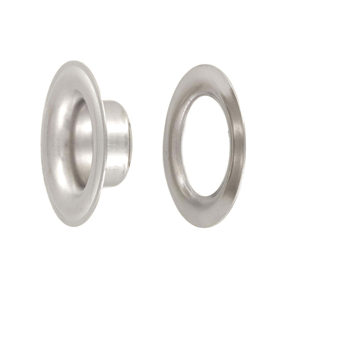 Ohio Travel Bag Fasteners #5 Nickel, Grommet with Washer, Solid Brass, #GROM-5-SBN GROM-5-SBN