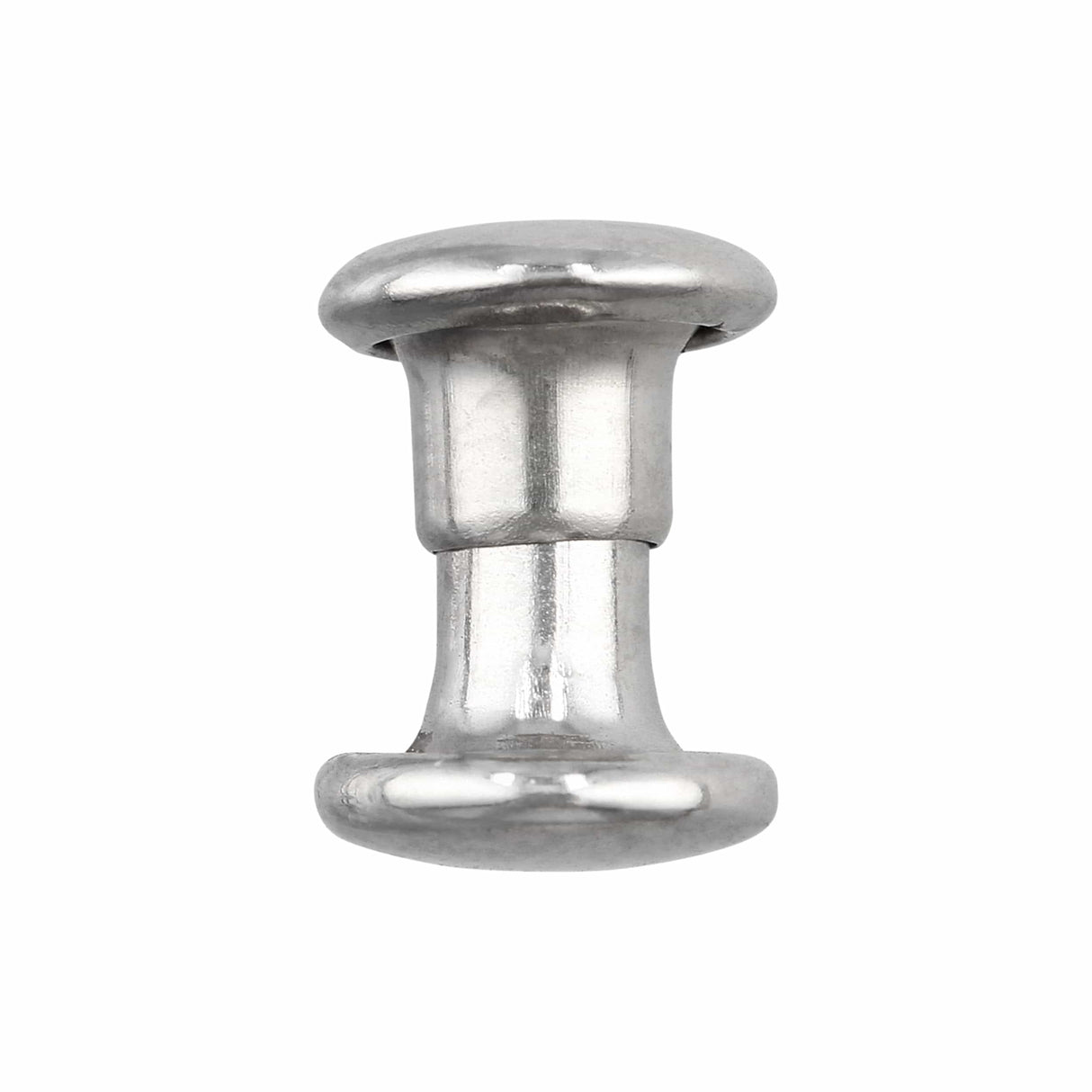 Ohio Travel Bag Fasteners 6mm Nickel, Double Cap Jiffy Rivet, Steel, #A-340-NP A-340-NP