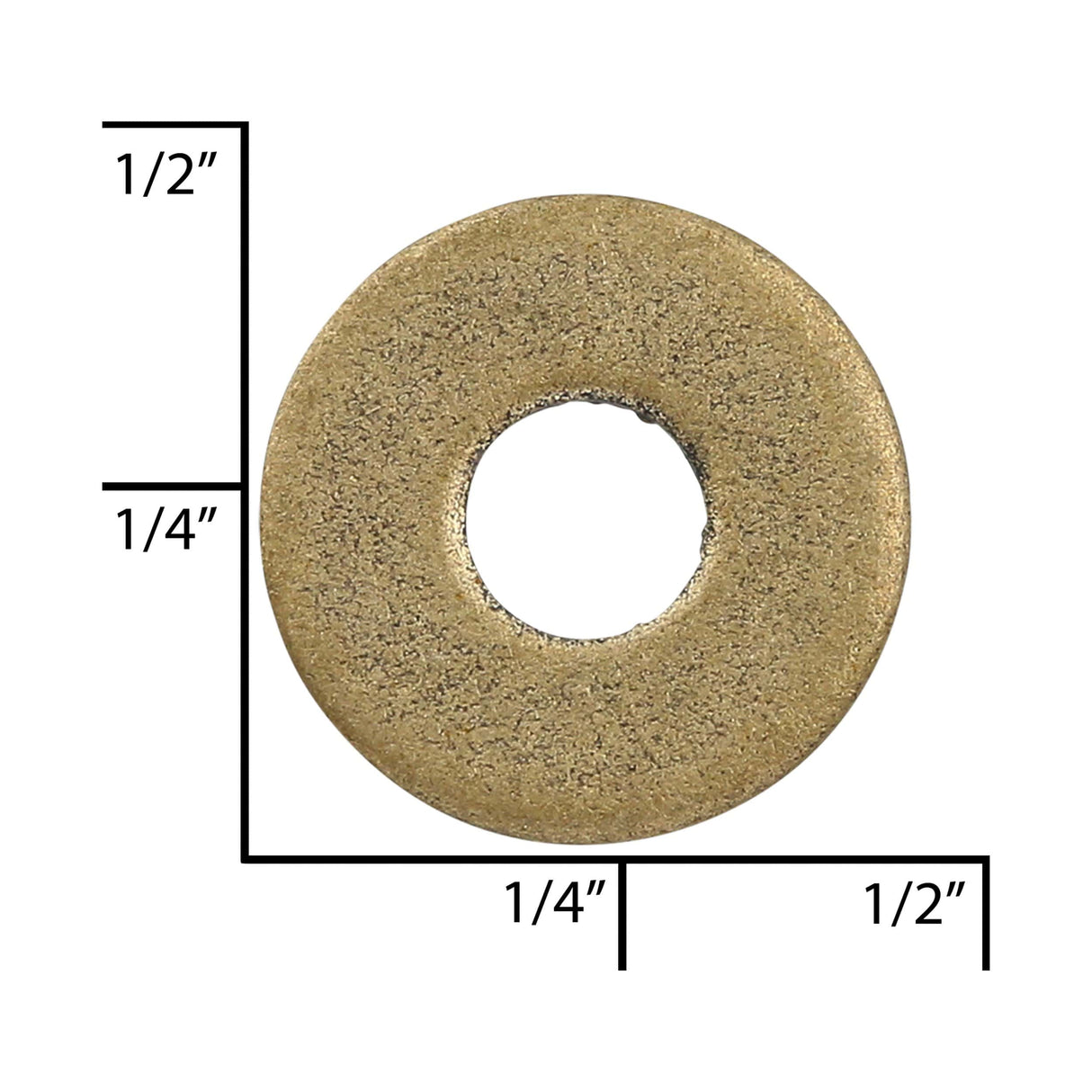 Ohio Travel Bag Fasteners 7/16" Antique Brass, Washer, Steel- 24 pk, #L-1124-ANTB L-1124-ANTB