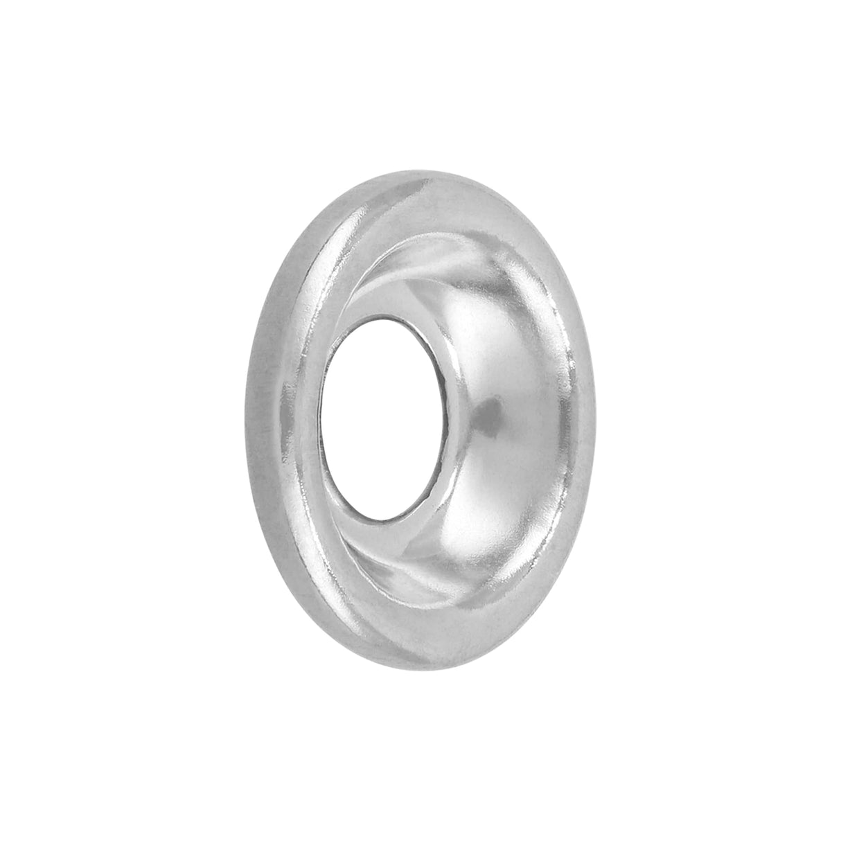 Ohio Travel Bag Fasteners 7/16" Nickel, Convex Washer, Steel - 24 pk, #L-1959-NP L-1959-NP