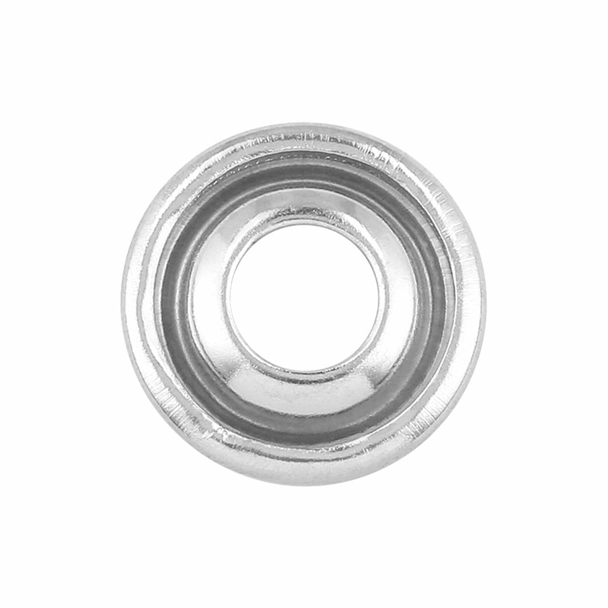 Ohio Travel Bag Fasteners 7/16" Nickel, Convex Washer, Steel - 24 pk, #L-1959-NP L-1959-NP