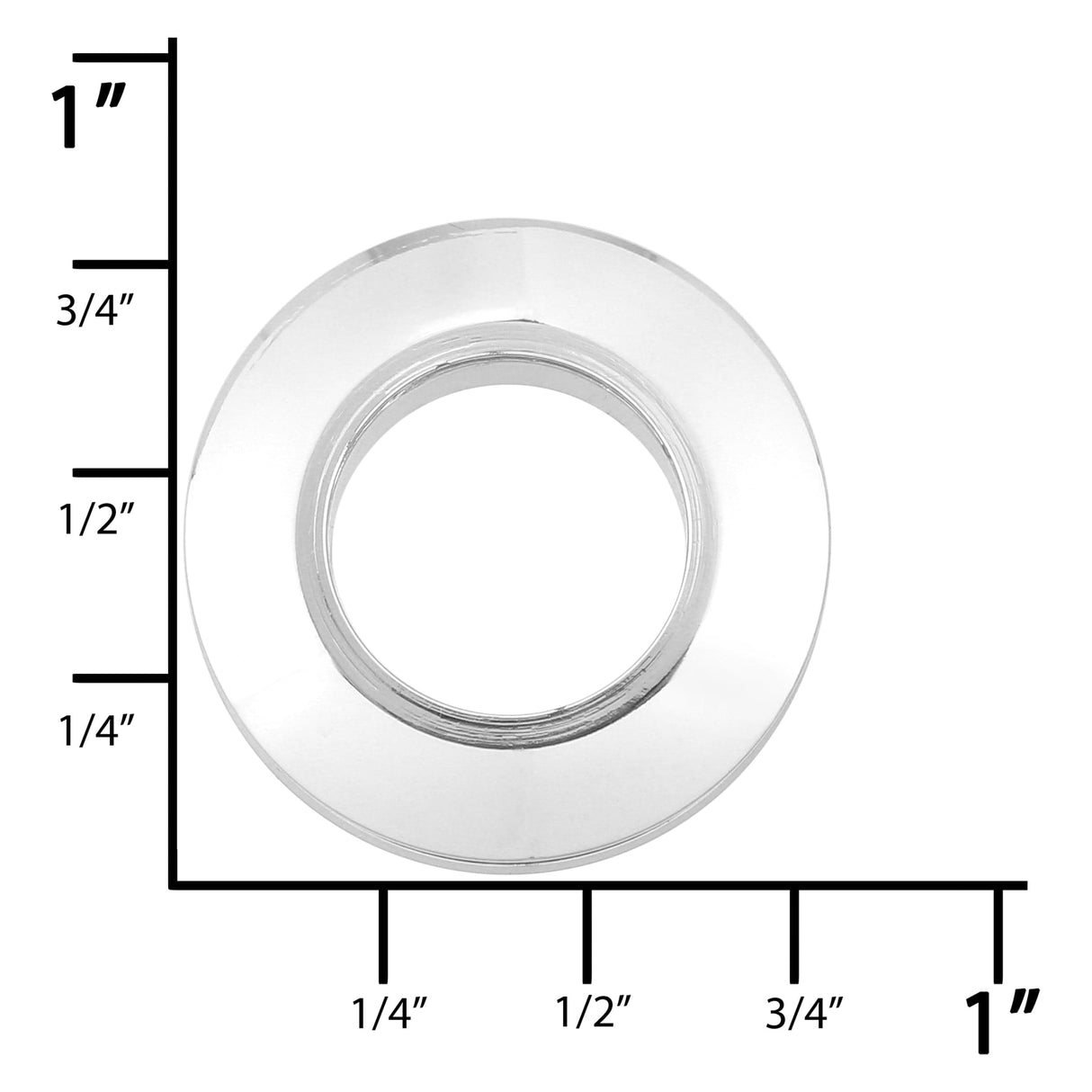 Ohio Travel Bag Fasteners 7/16" Nickel, Screw Together Eyelet, Solid Brass, #P-1387-SBN P-1387-SBN